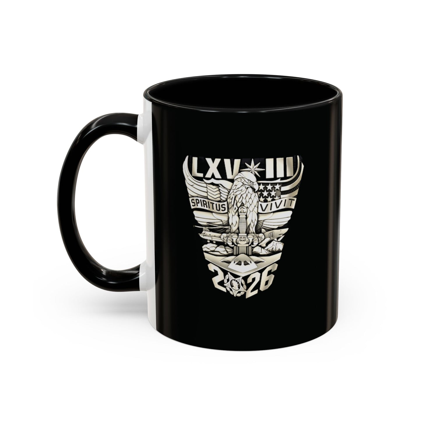 '26 BLACK Two-Tone Coffee Mug