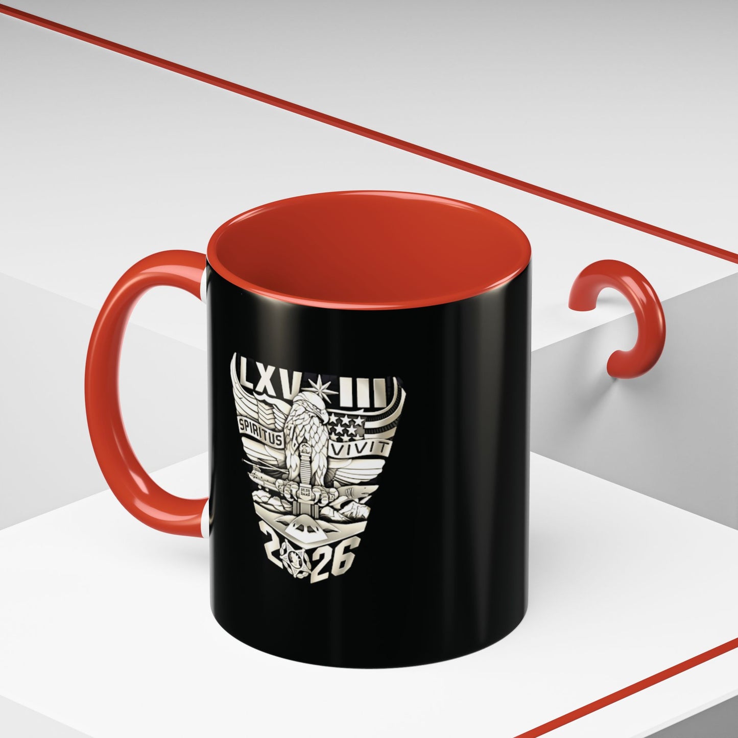 '26 BLACK Two-Tone Coffee Mug