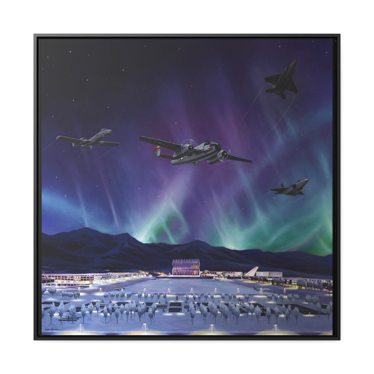 '25 Painting – Square Gallery Canvas Wrap