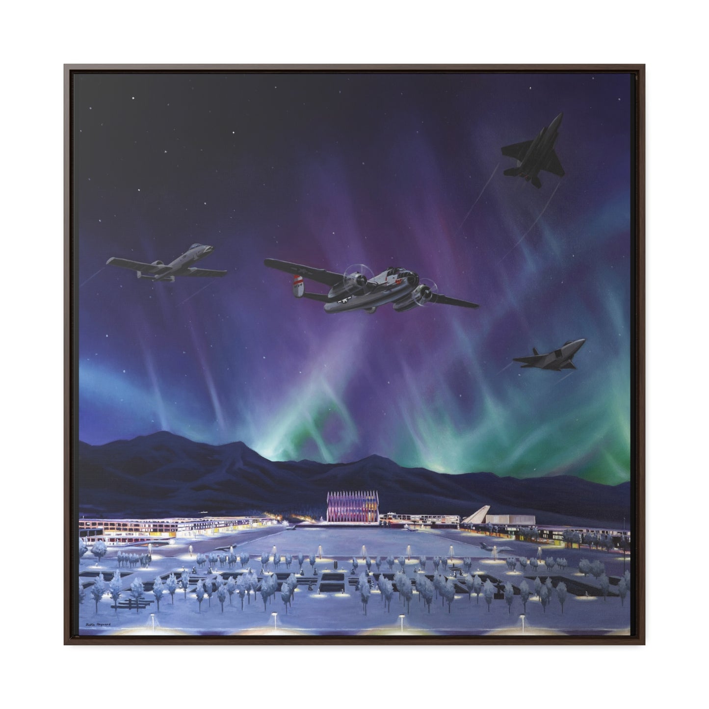 '25 Painting – Square Gallery Canvas Wrap