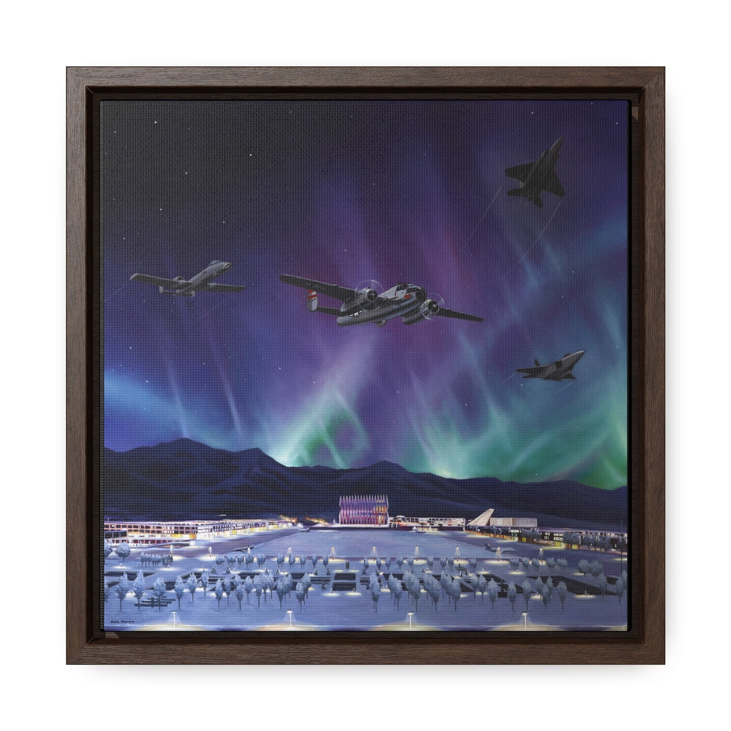 '25 Painting – Square Gallery Canvas Wrap