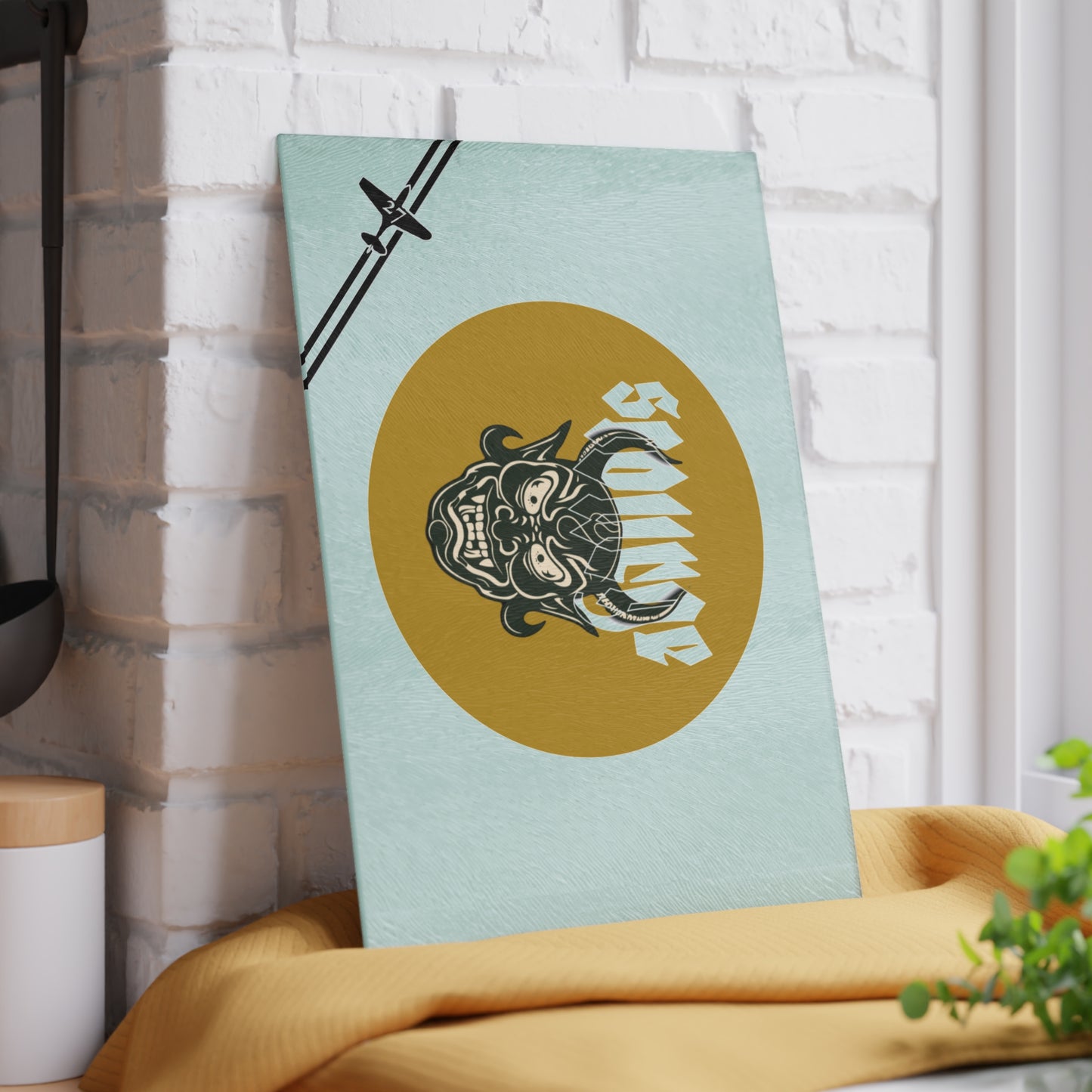 '27 SCOURGE Glass Cutting Board