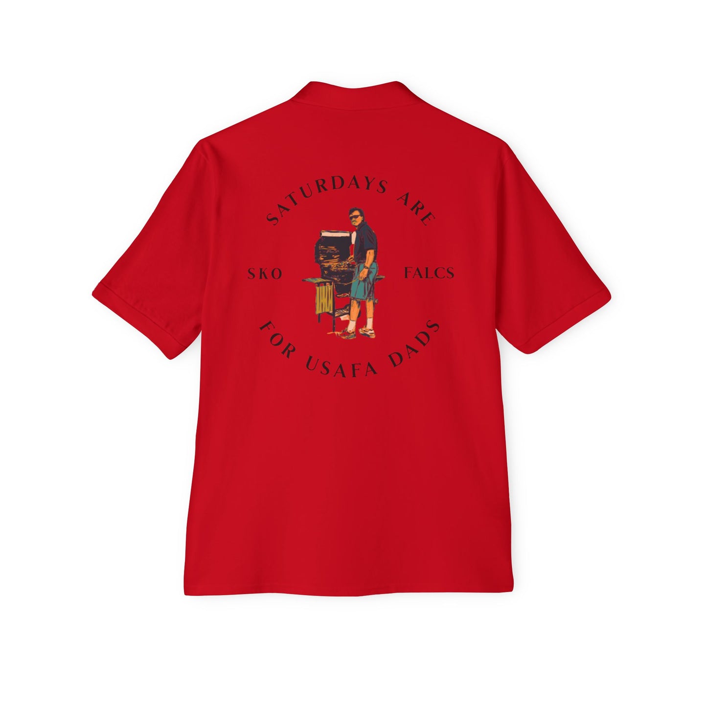 USAFA Dad Grilling Polo – Classic, Durable, and Ready for the Grill