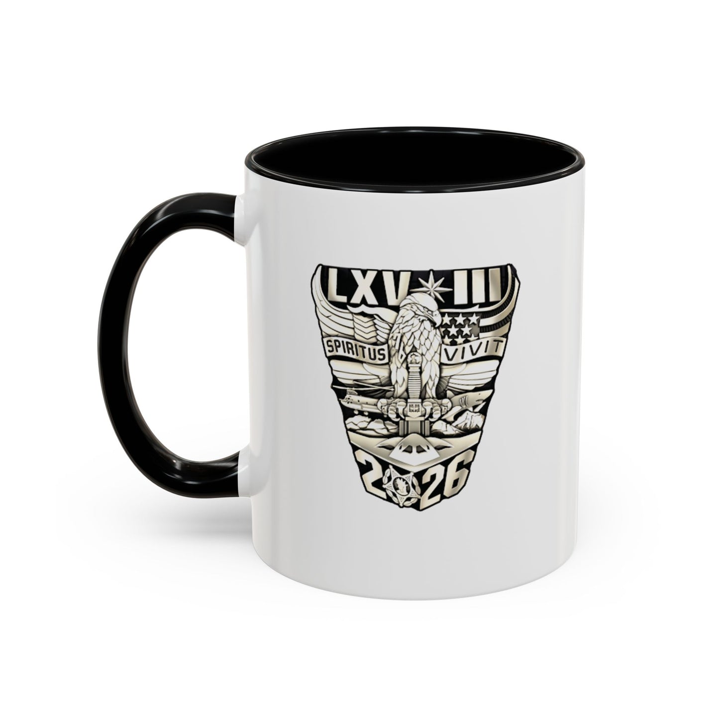 '26 WHITE Two-Tone Coffee Mug