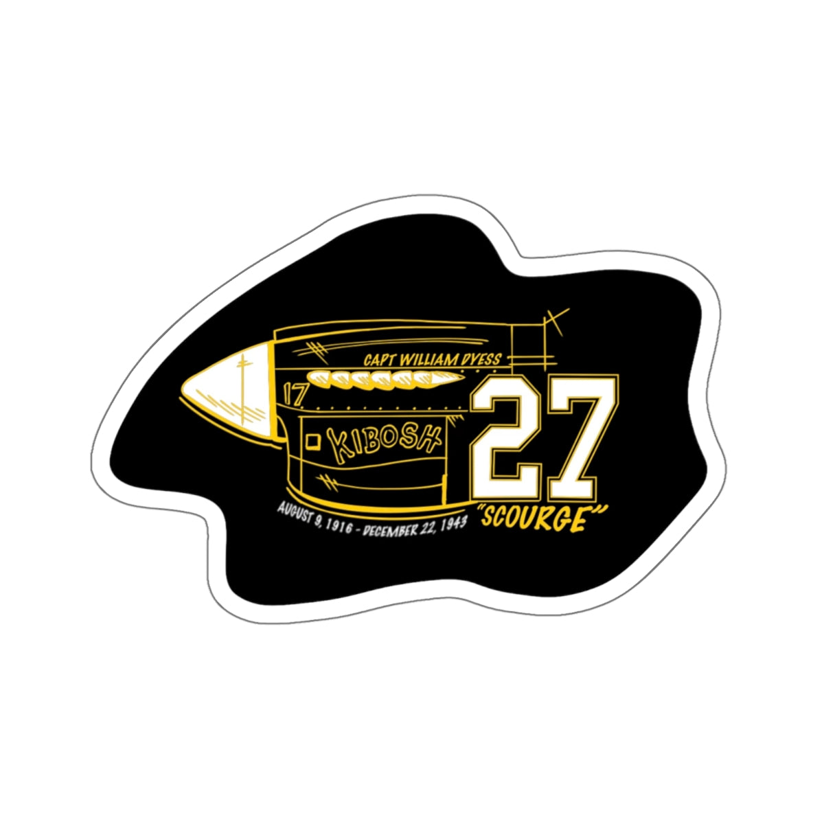 '27 "Kibosh" Sticker
