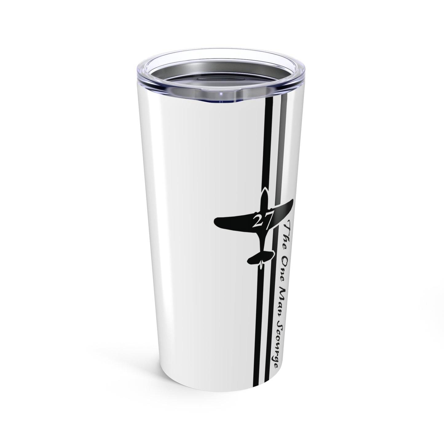 '27 Tumbler The One Man Scourge White