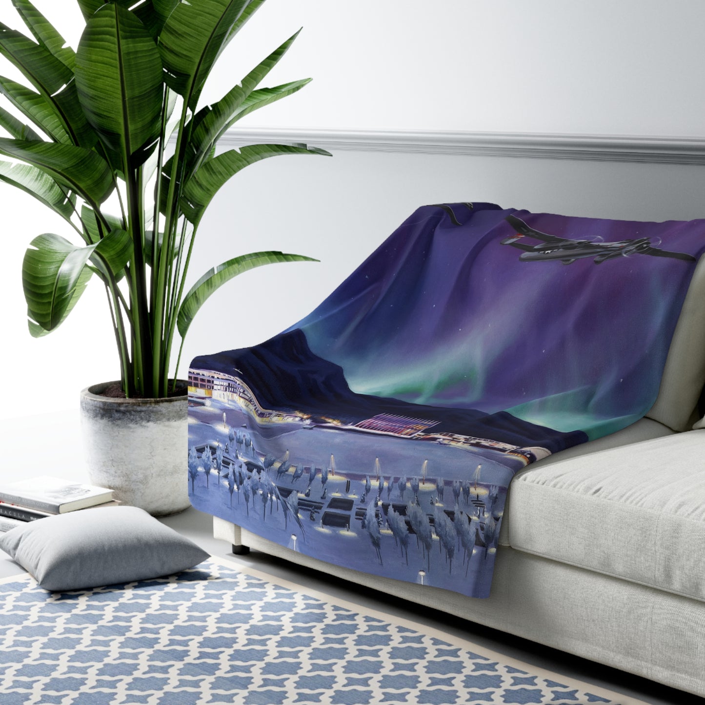 '25 Cozy Fleece Blanket – Class Painting Design
