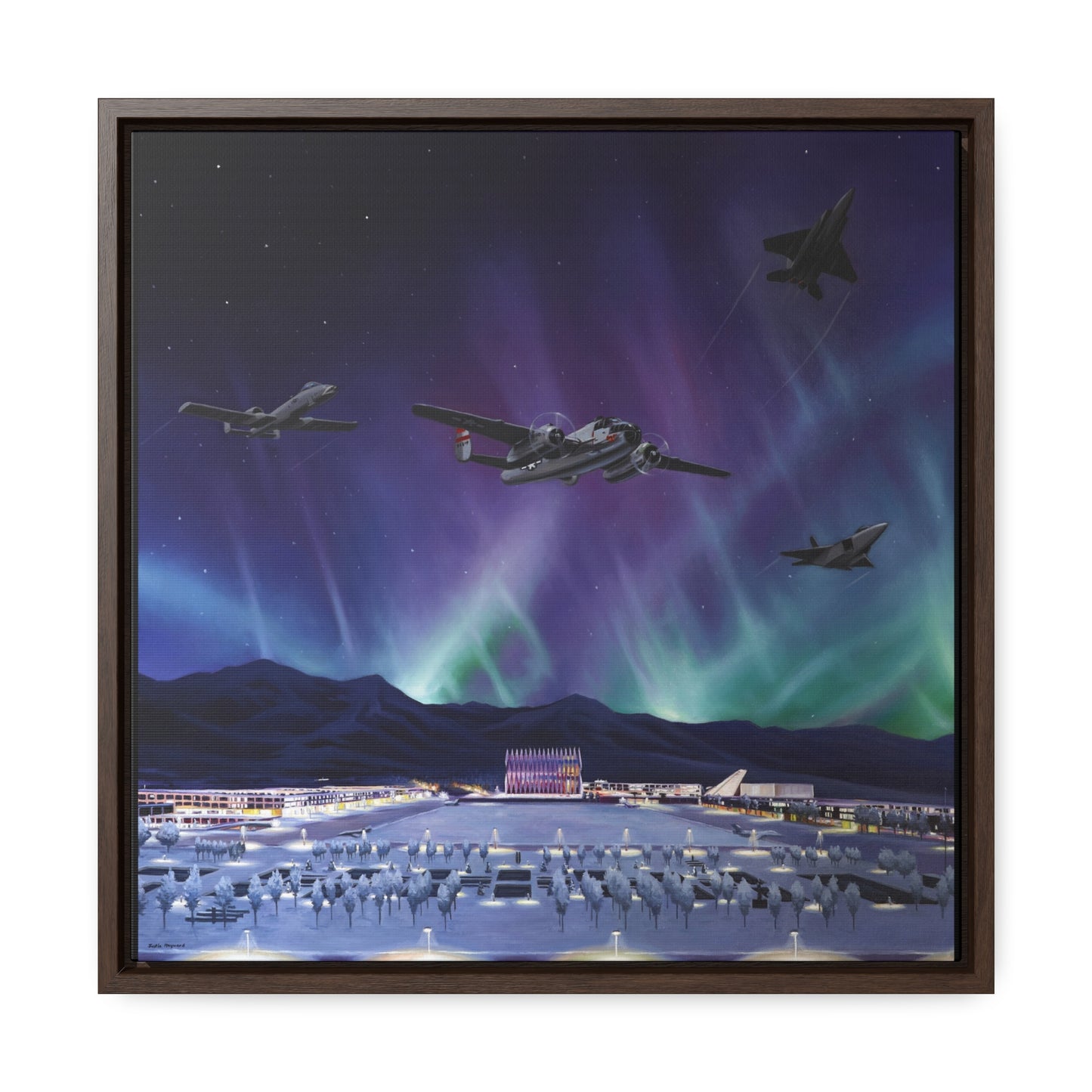 '25 Painting – Square Gallery Canvas Wrap