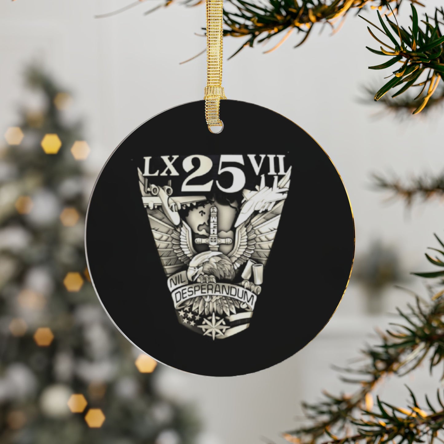 '25 Crest Acrylic Ornaments