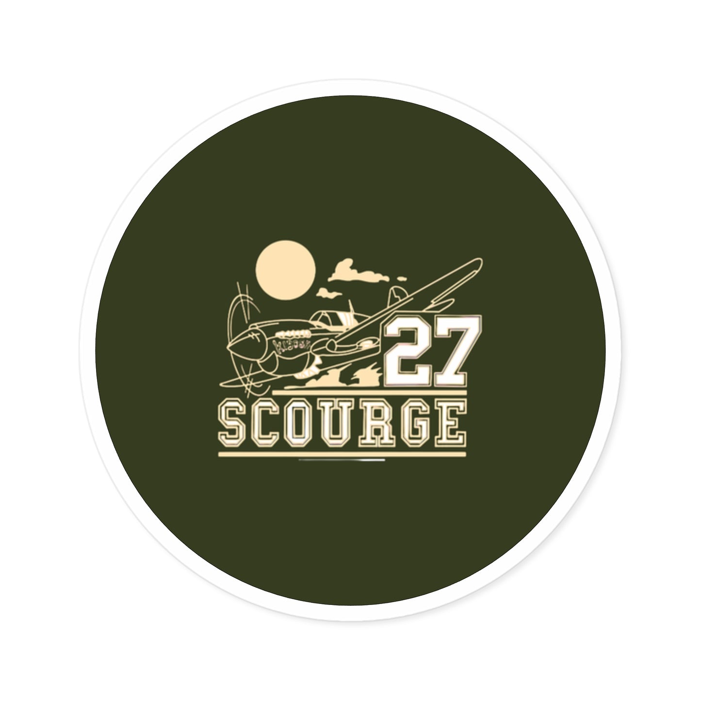 '27 "Scourge" Sticker