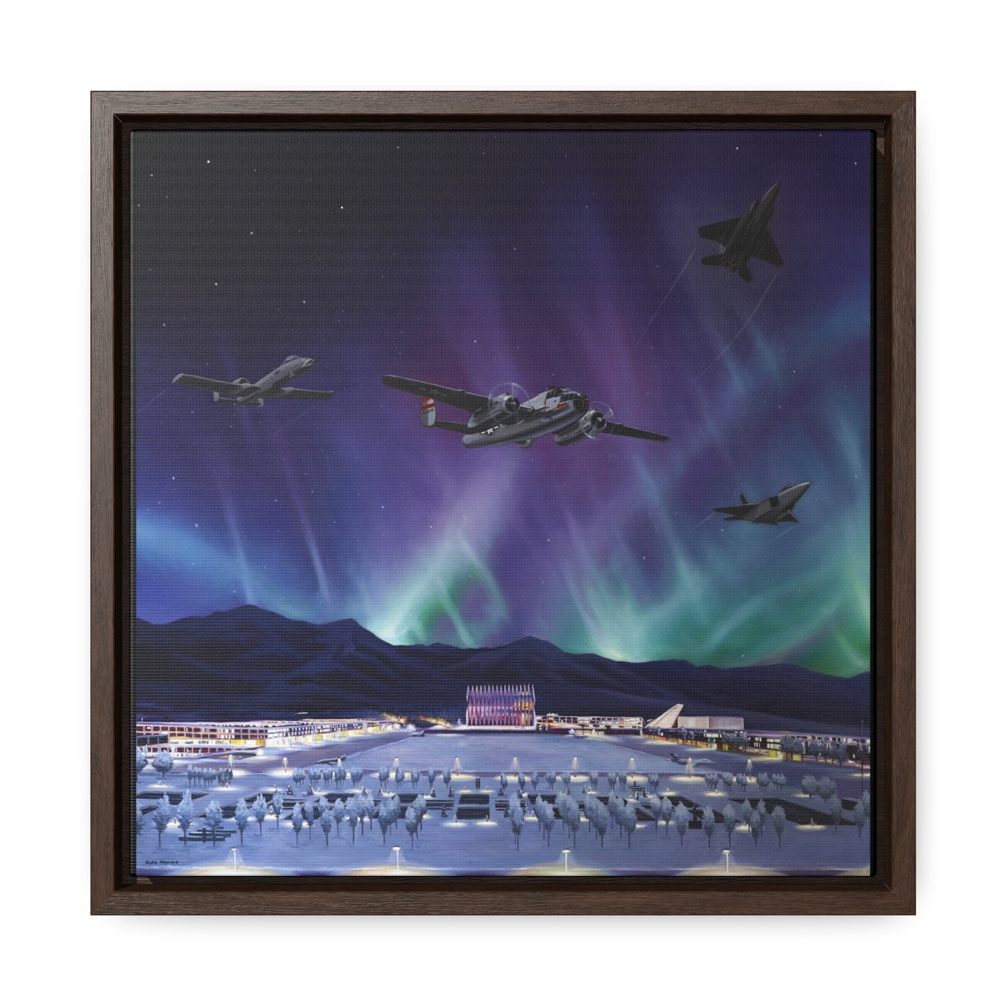 '25 Painting – Square Gallery Canvas Wrap