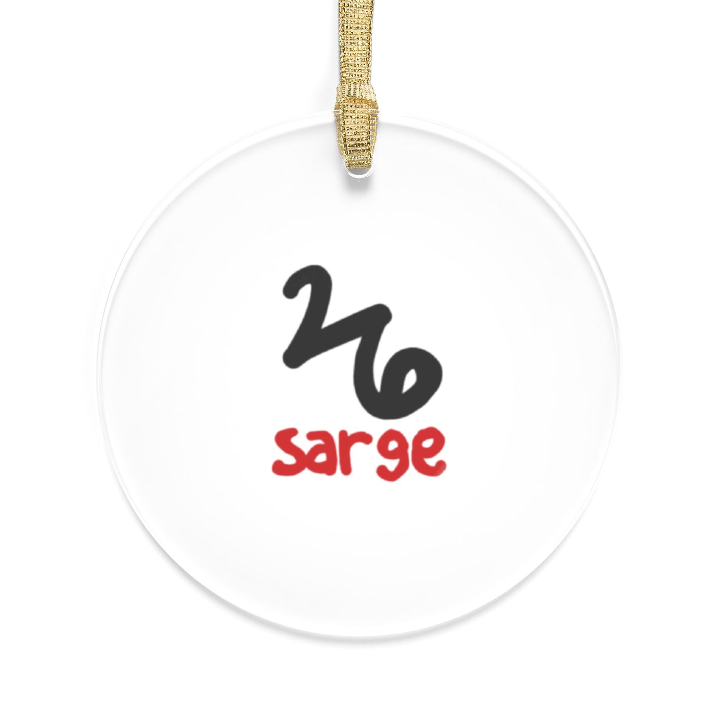 '26 SARGE Acrylic Ornaments