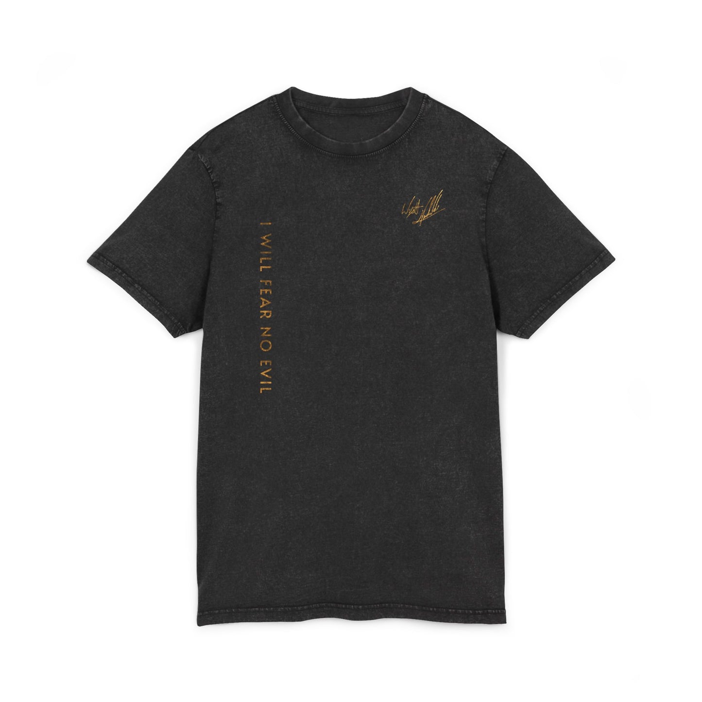 Wyatt Hendrickson "I Will Fear no Evil" Acid-Wash Tee