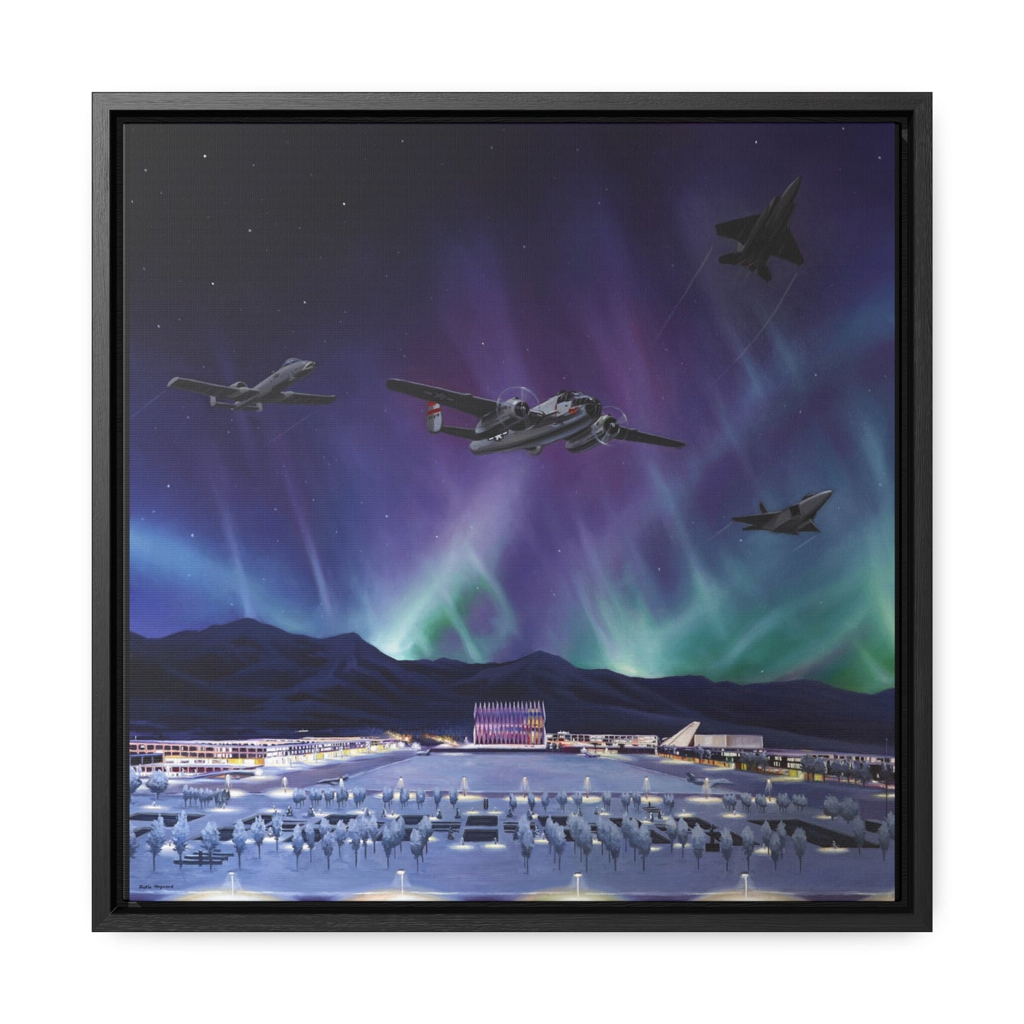 '25 Painting – Square Gallery Canvas Wrap