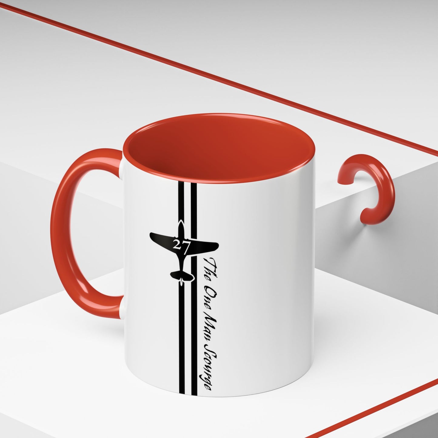 '27 WHITE Two-Tone Coffee Mug W1