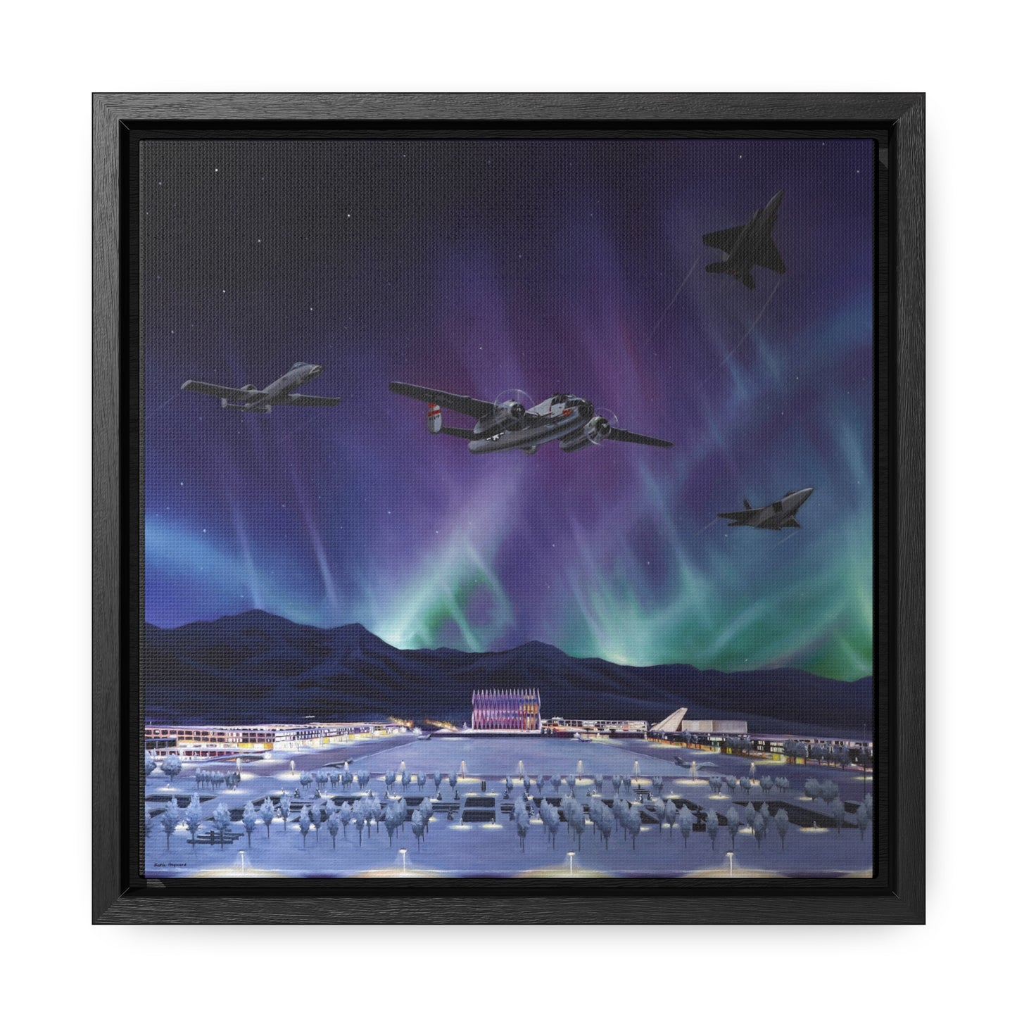 '25 Painting – Square Gallery Canvas Wrap