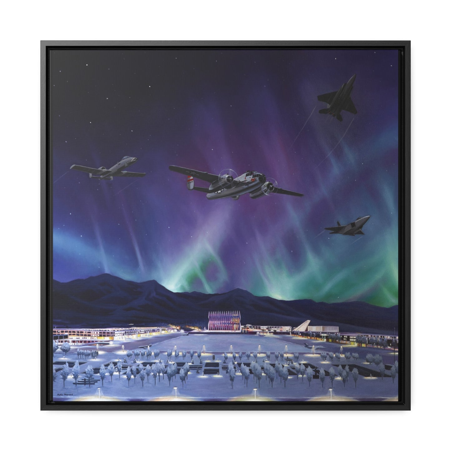 '25 Painting – Square Gallery Canvas Wrap