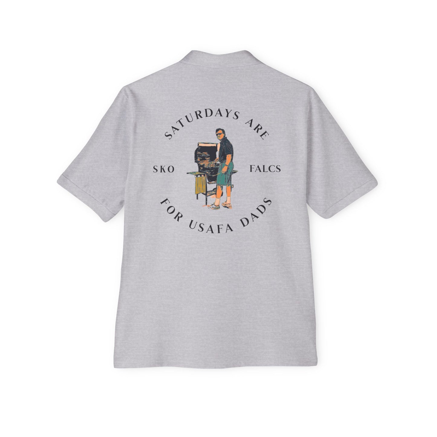 USAFA Dad Grilling Polo – Classic, Durable, and Ready for the Grill