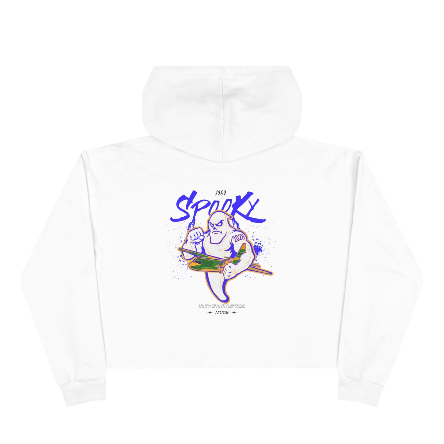 '28 SPOOKY Cropped Hoodie