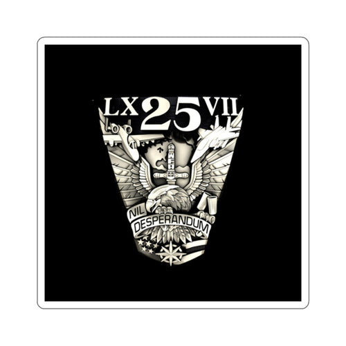 '25 Crest Square Sticker