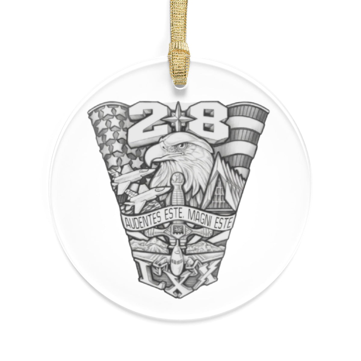 '28 Crest Acrylic Ornaments