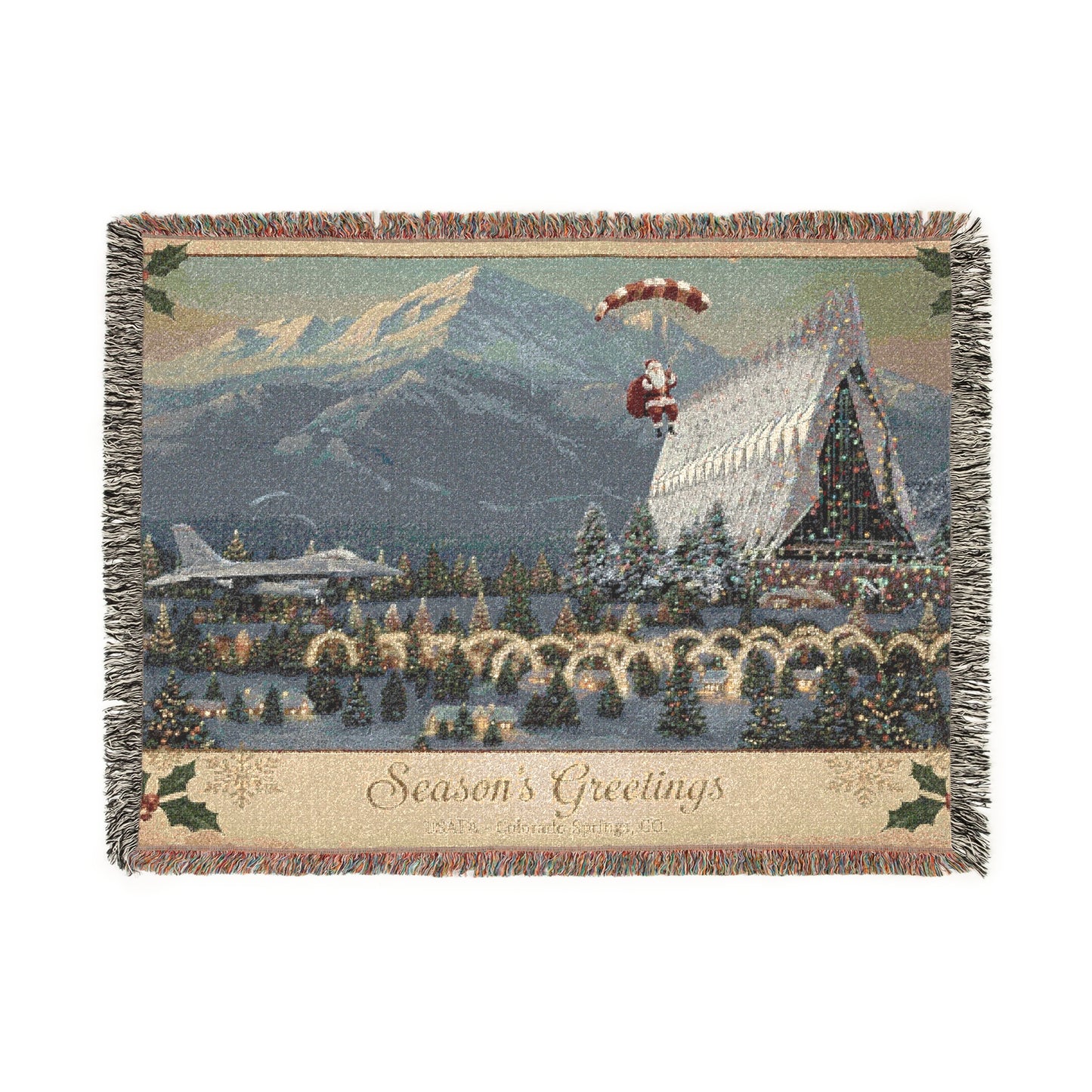 Woven Christmas Blanket