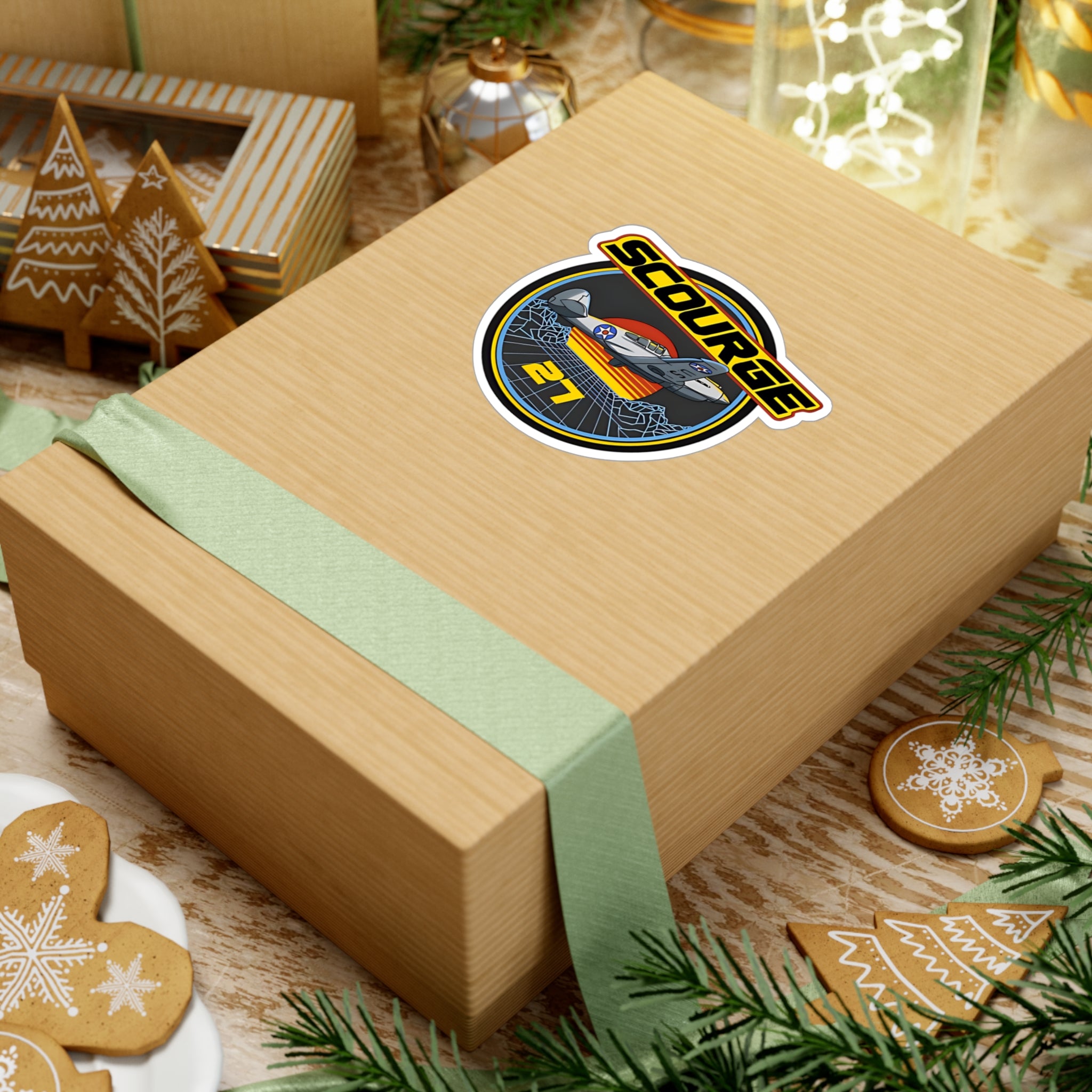 '27 SCOURGE Sticker Retro