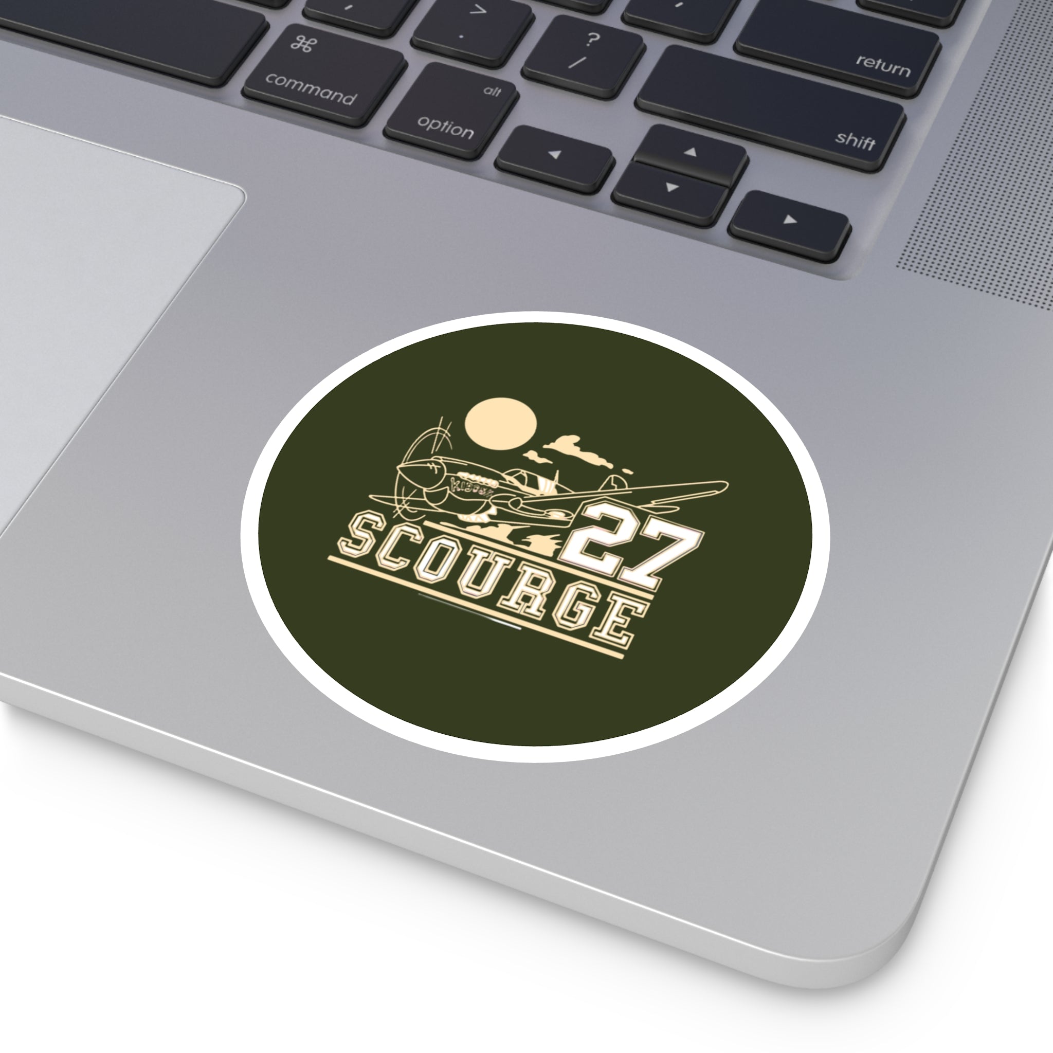 '27 SCOURGE Circular Sticker