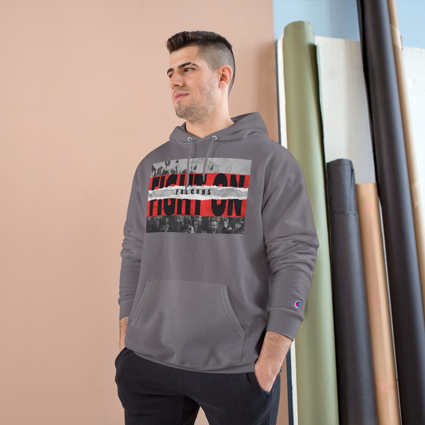 Gloriousoldzoo Fight On Champion Hoodie