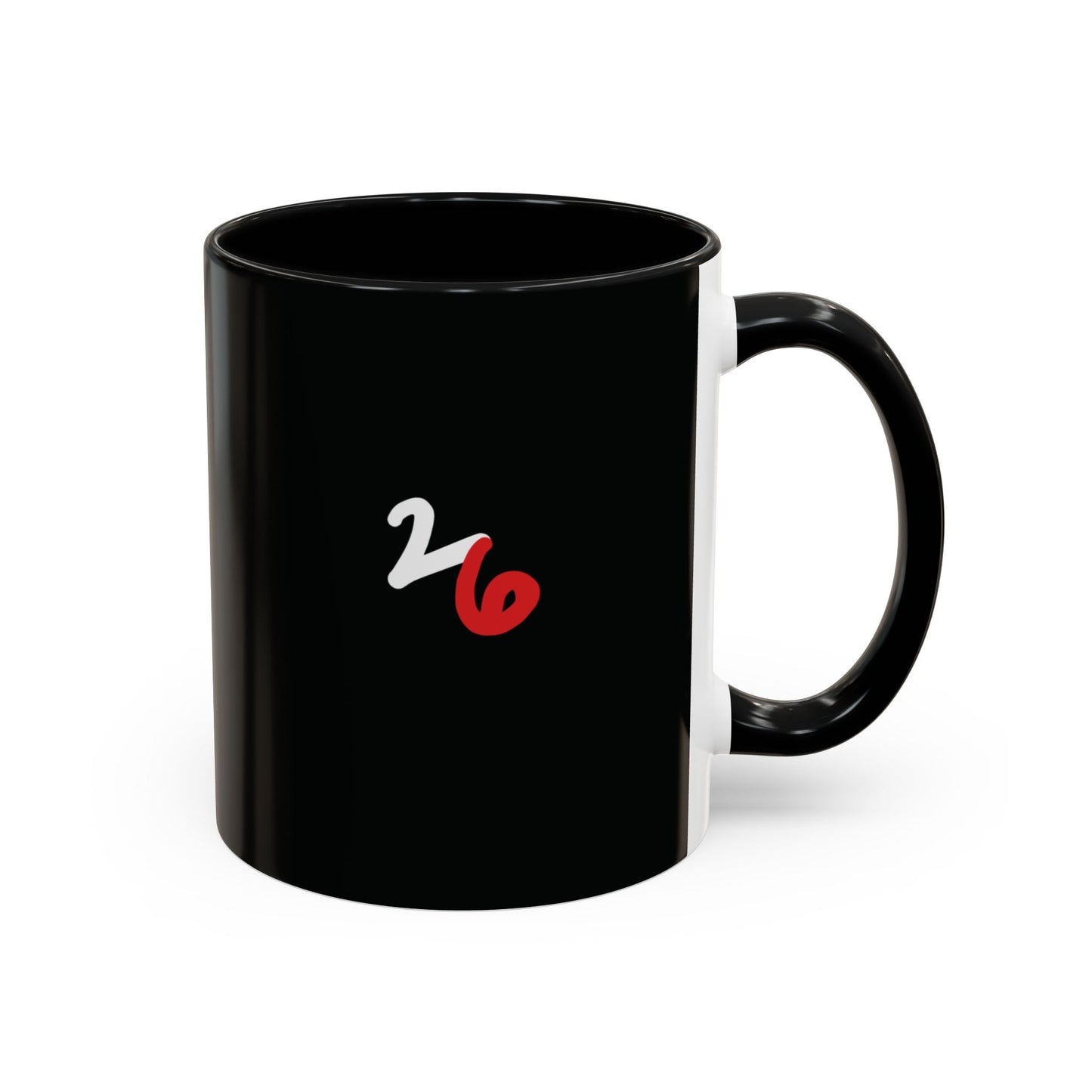 26'  BLACK Two-Tone Coffee Mug