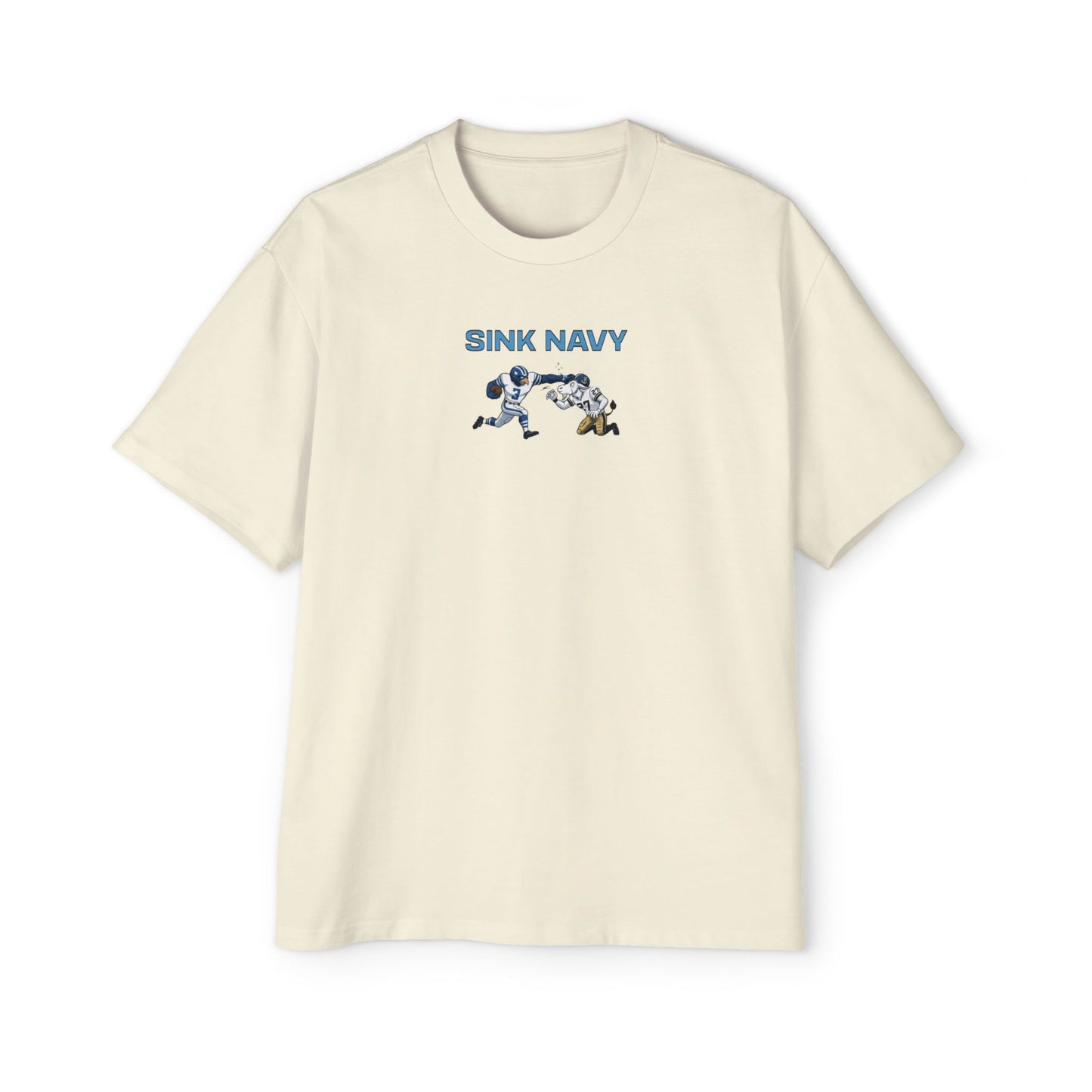 Sink Navy Oversized Tee - Comic Book Edition