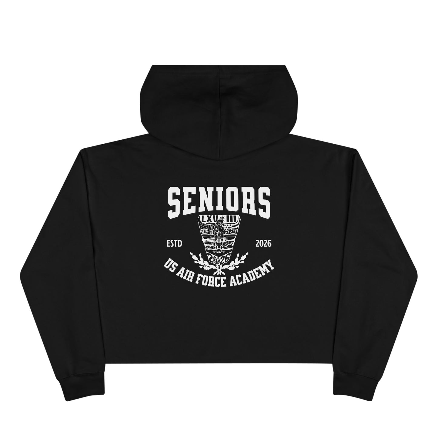 '26 Crest Cropped Hoodie