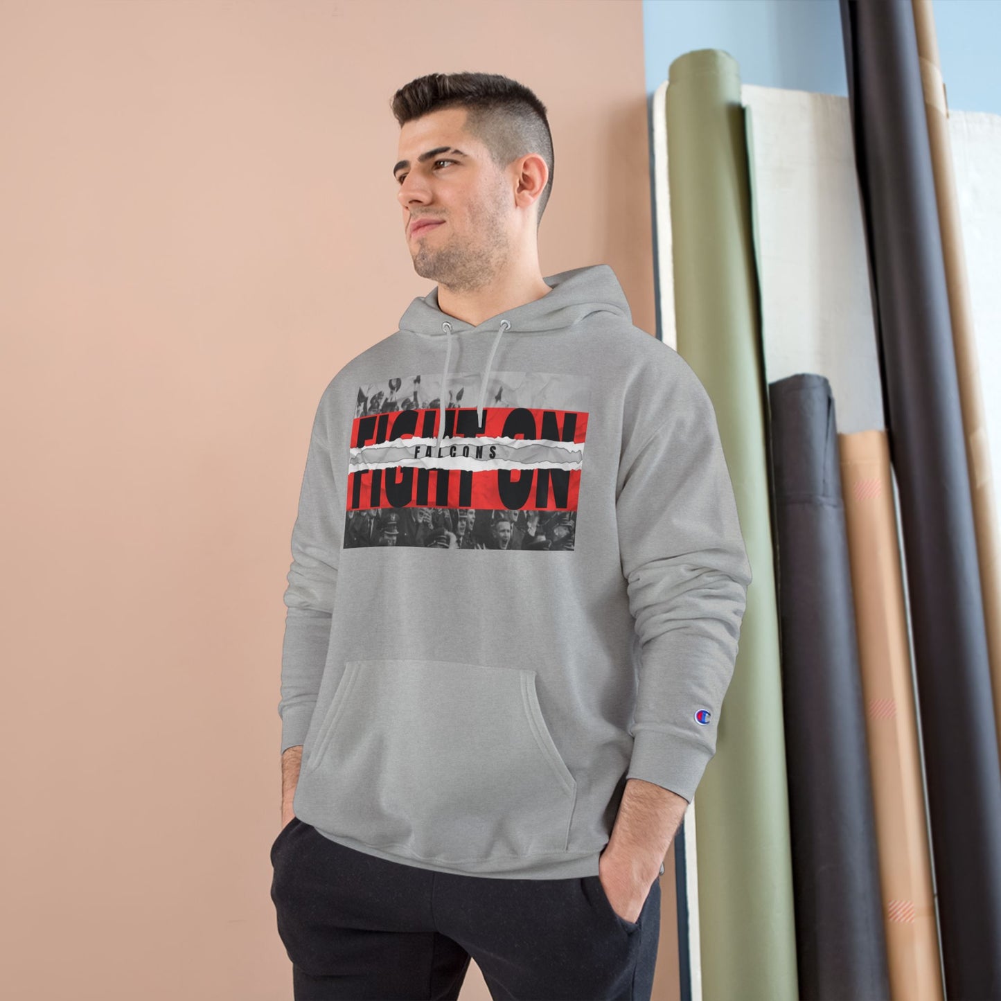 Gloriousoldzoo Fight On Champion Hoodie