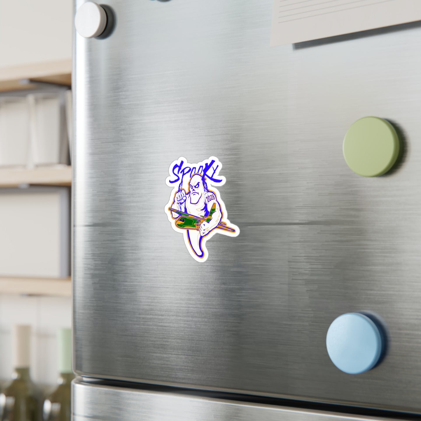 '28 Class Designed Spooky Sticker