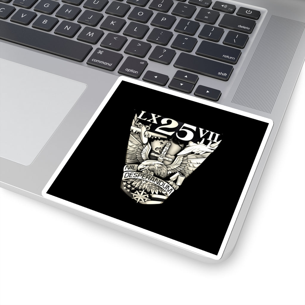 '25 Crest Square Sticker