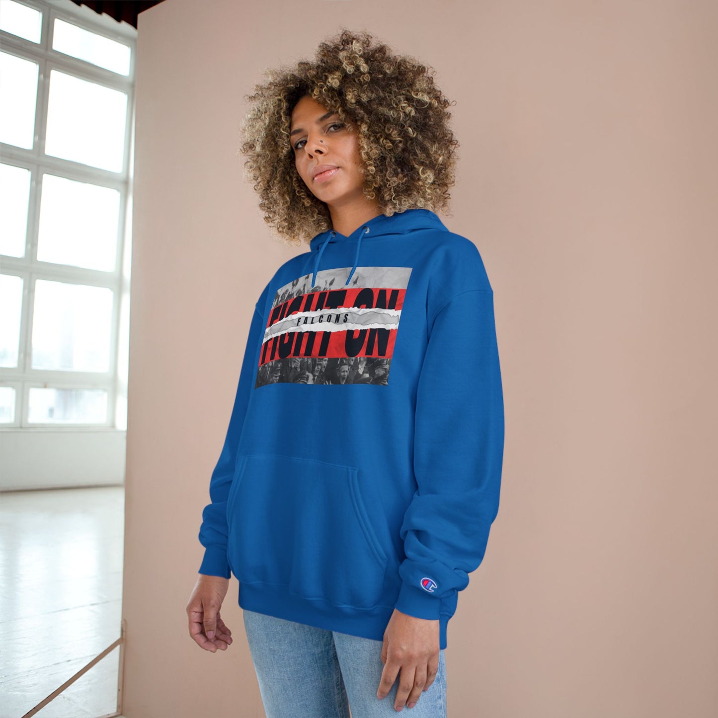 Gloriousoldzoo Fight On Champion Hoodie