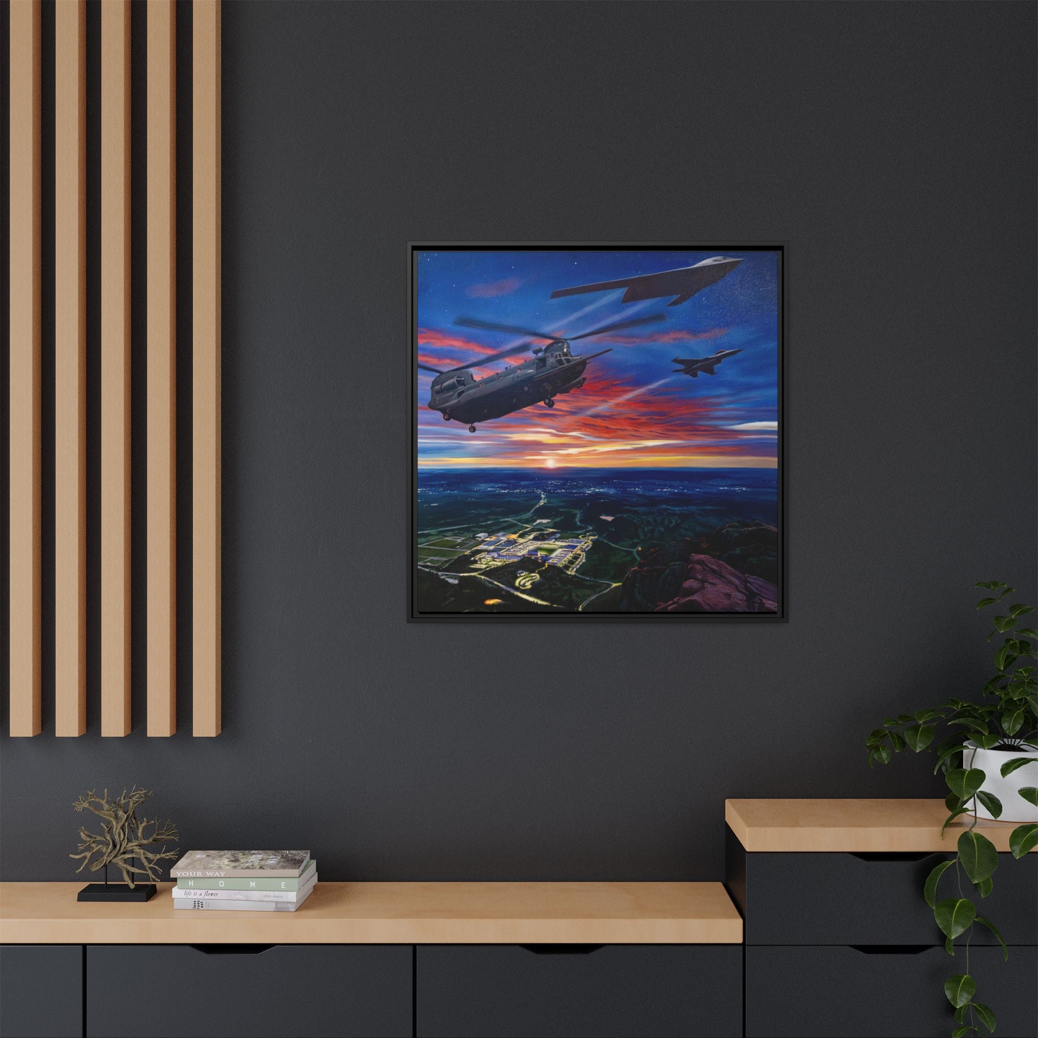 '26 Class Painting Framed Canvas