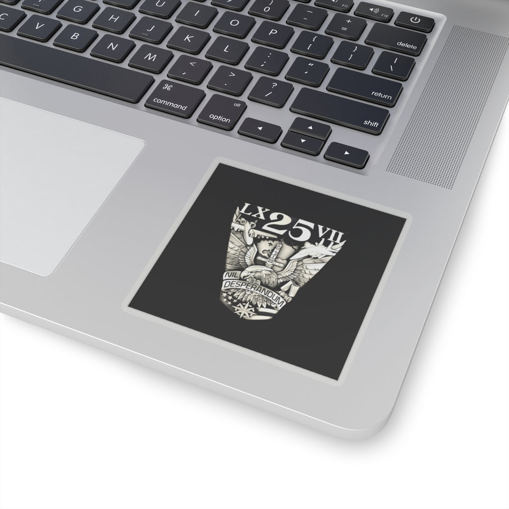 '25 Crest Square Sticker
