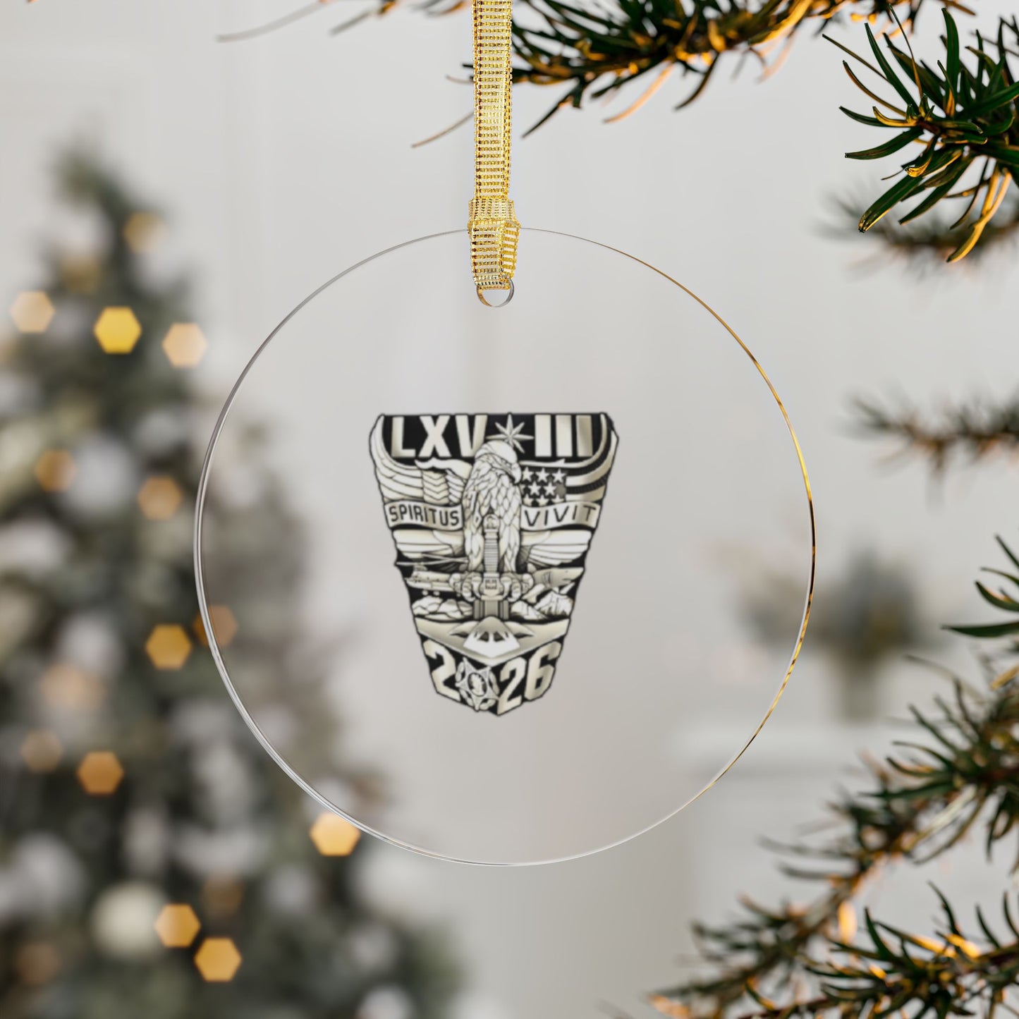 '26 Crest Acrylic Ornaments