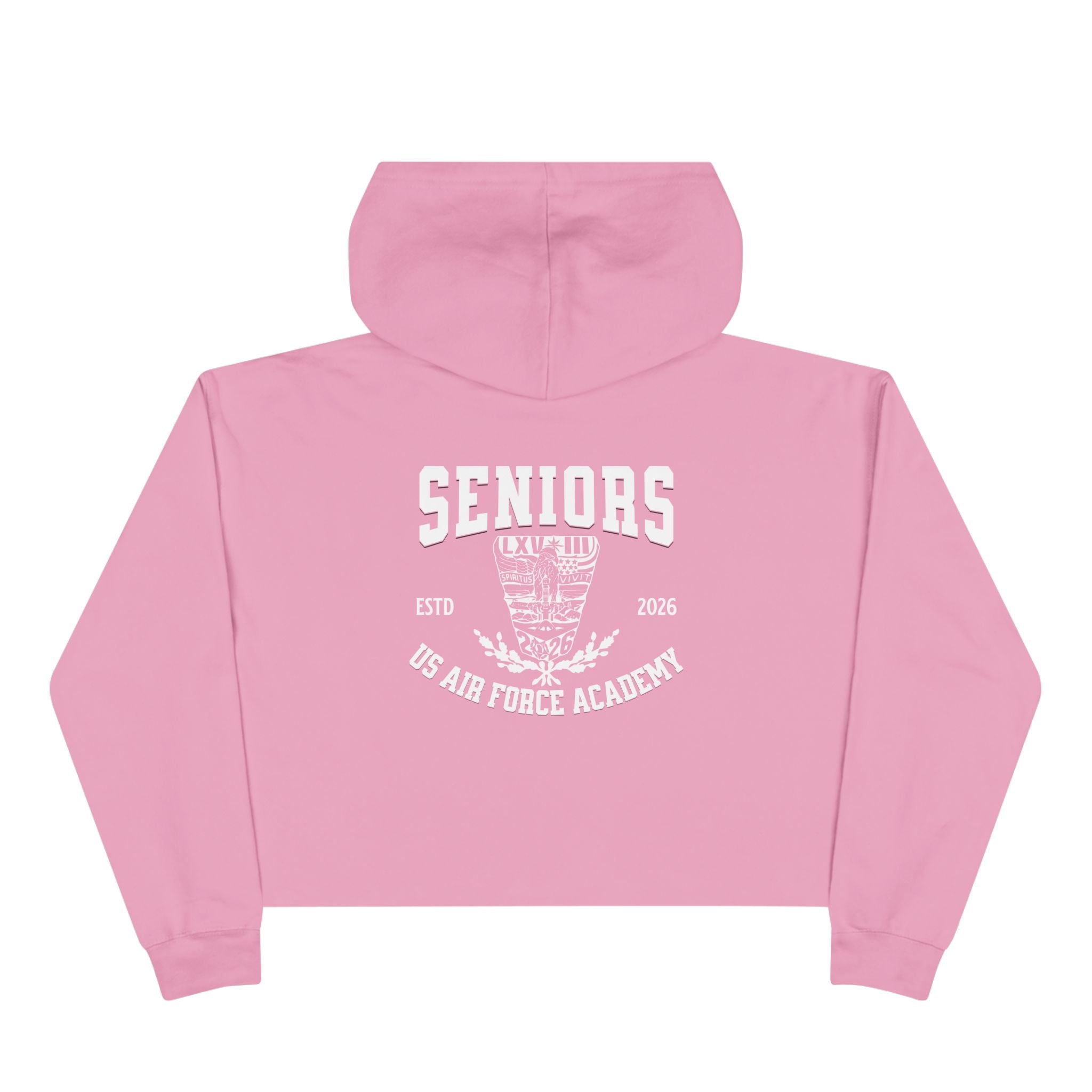 '26 Crest Cropped Hoodie
