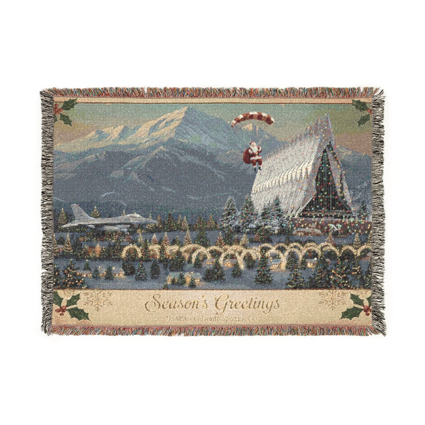 Woven Christmas Blanket