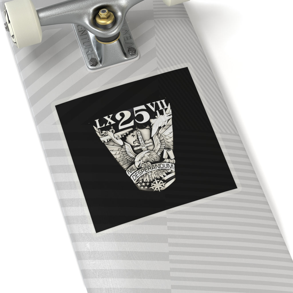 '25 Crest Square Sticker