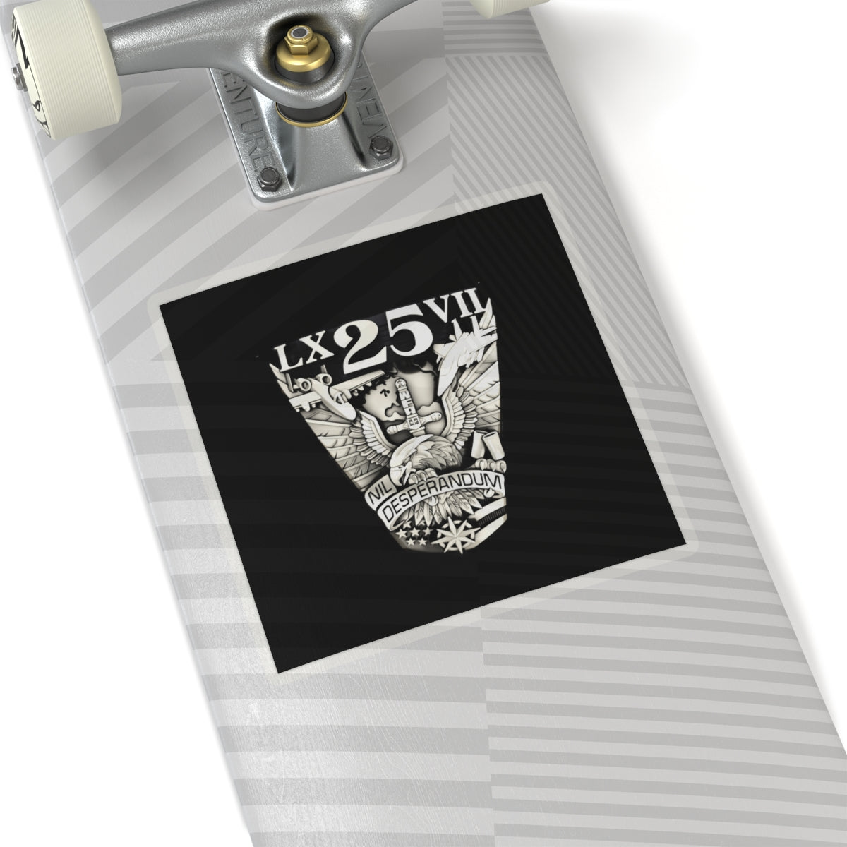 '25 Crest Square Sticker