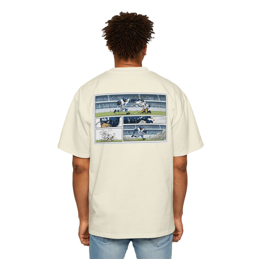 Sink Navy Oversized Tee - Comic Book Edition