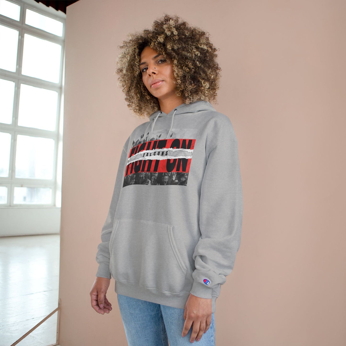 Gloriousoldzoo Fight On Champion Hoodie