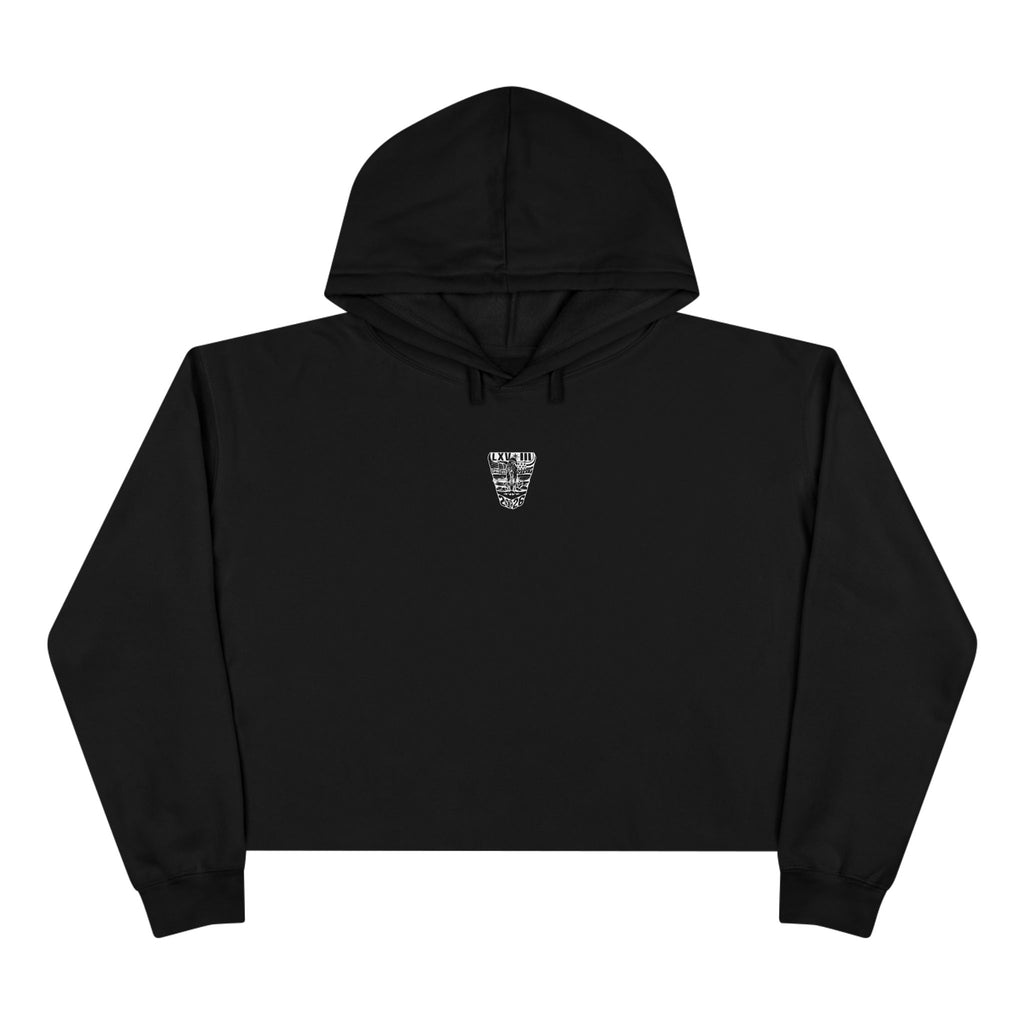 '26 Crest Cropped Hoodie