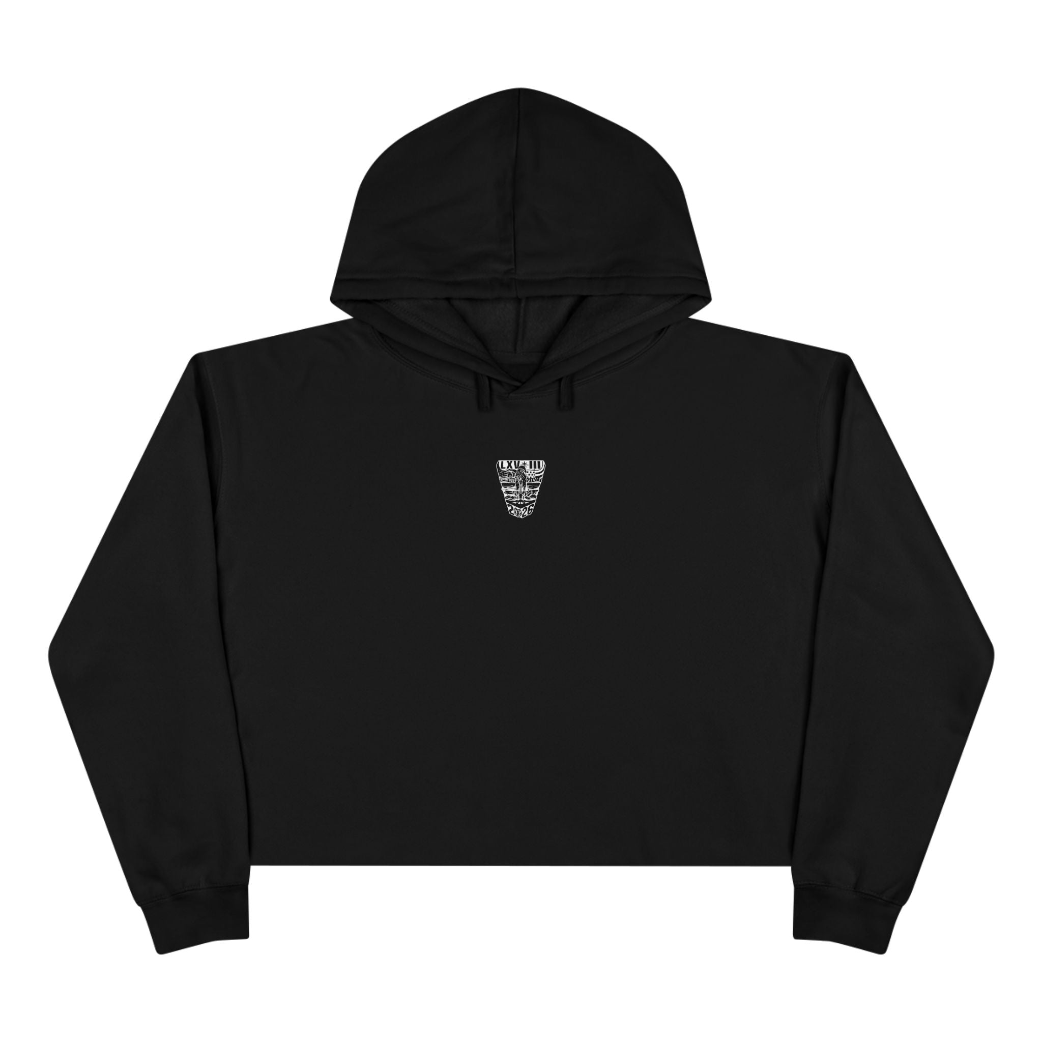 '26 Crest Cropped Hoodie