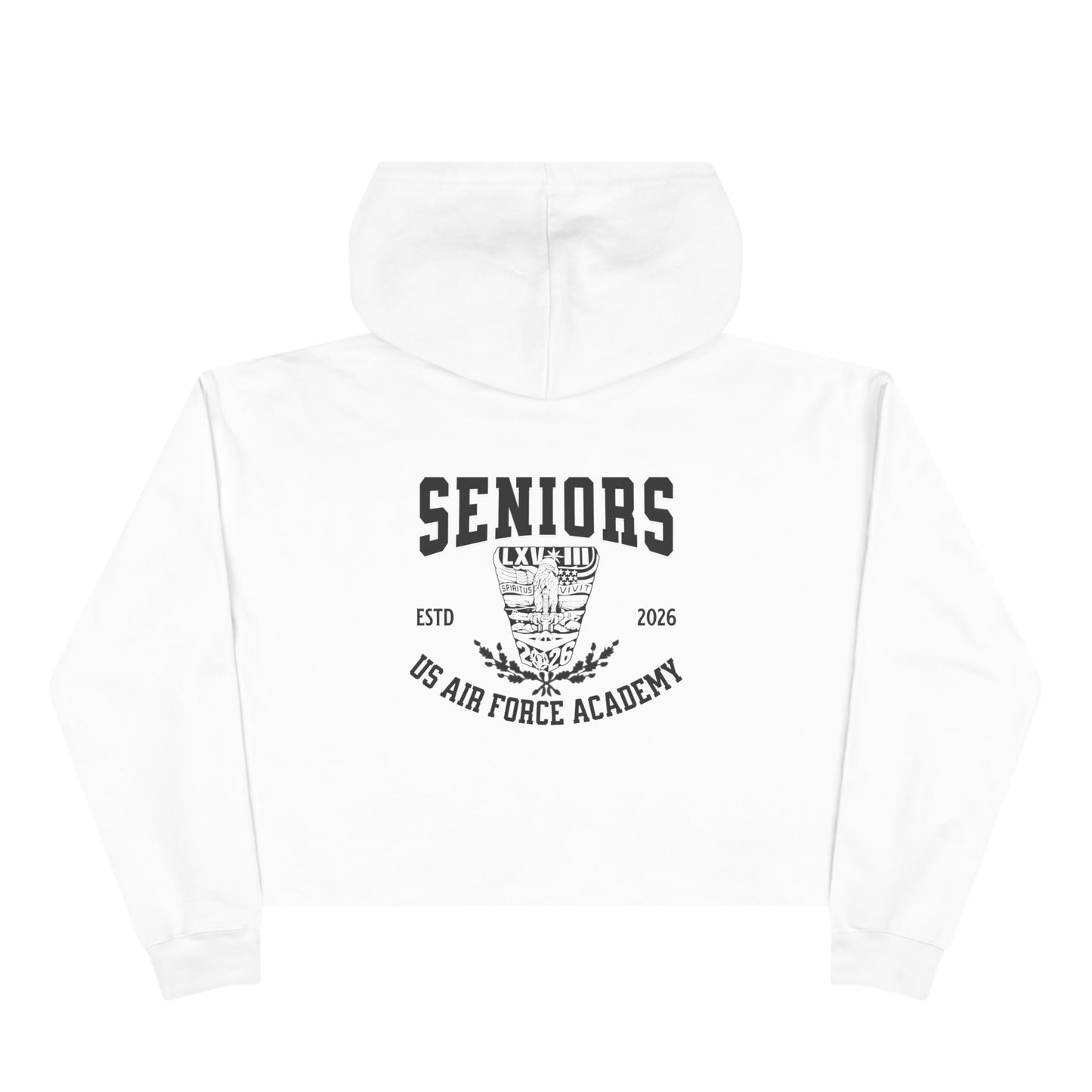 '26 Crest Cropped Hoodie