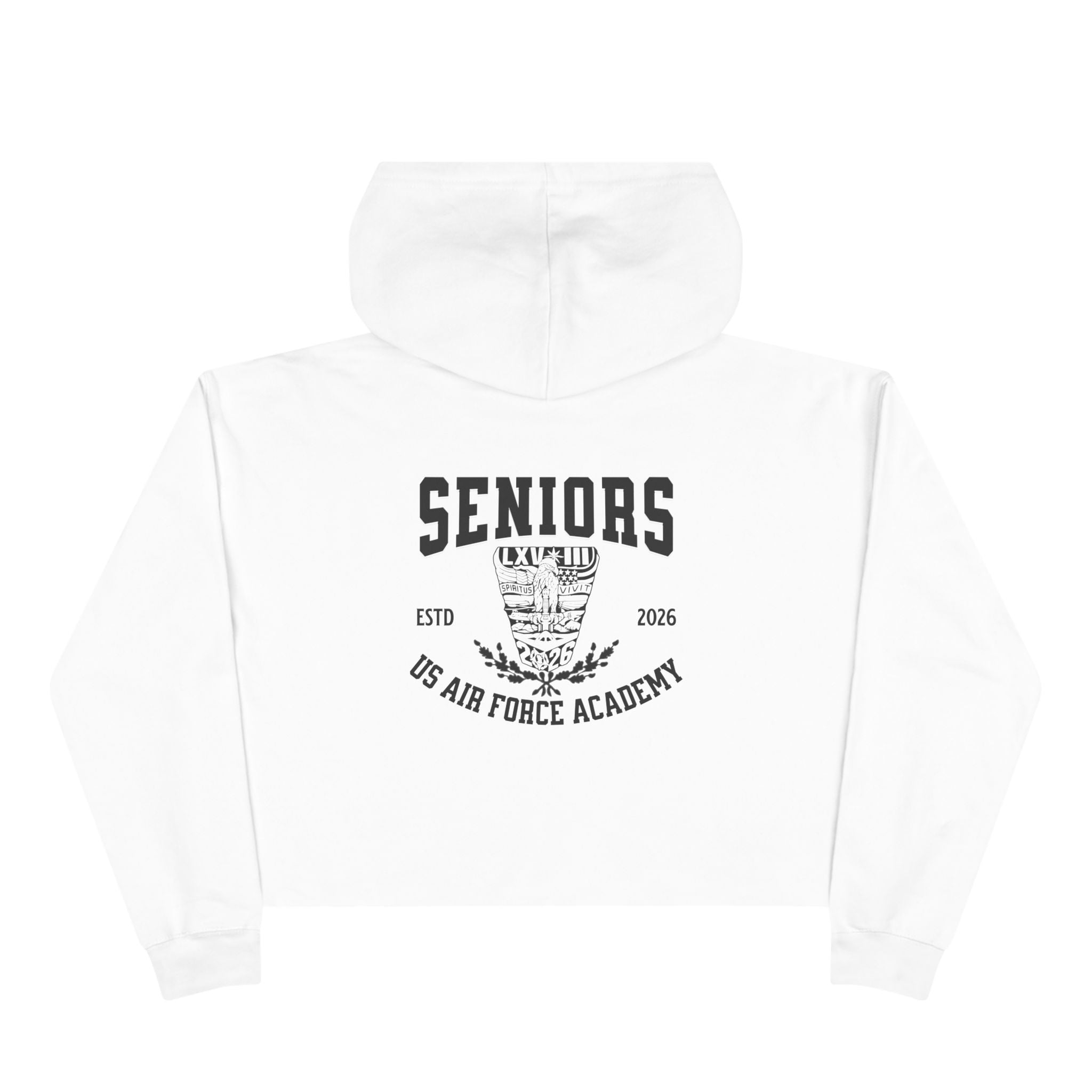 '26 Crest Cropped Hoodie