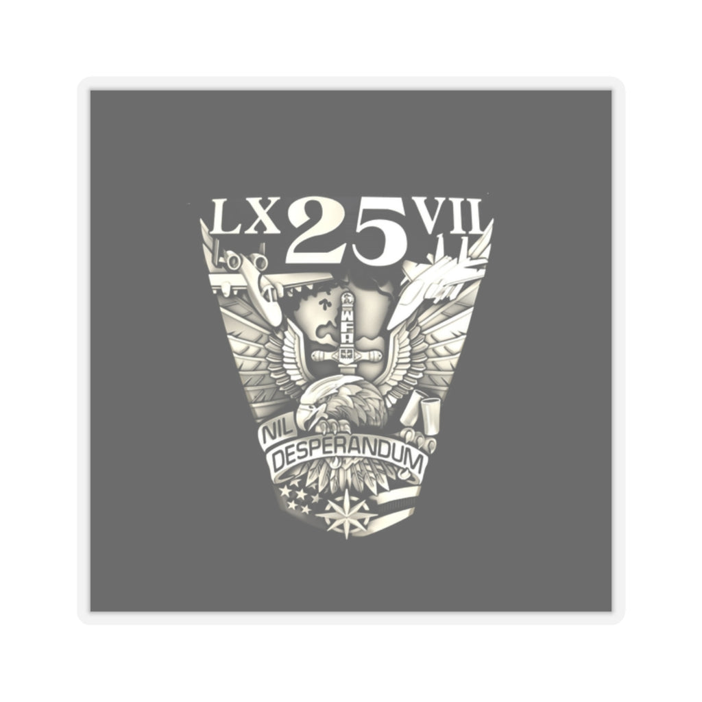 '25 Crest Square Sticker